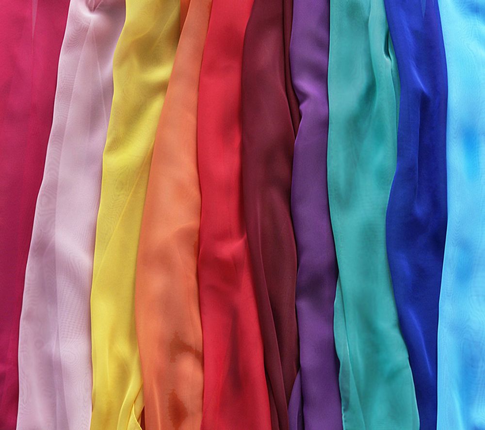 Chiffonschals 10 Farben